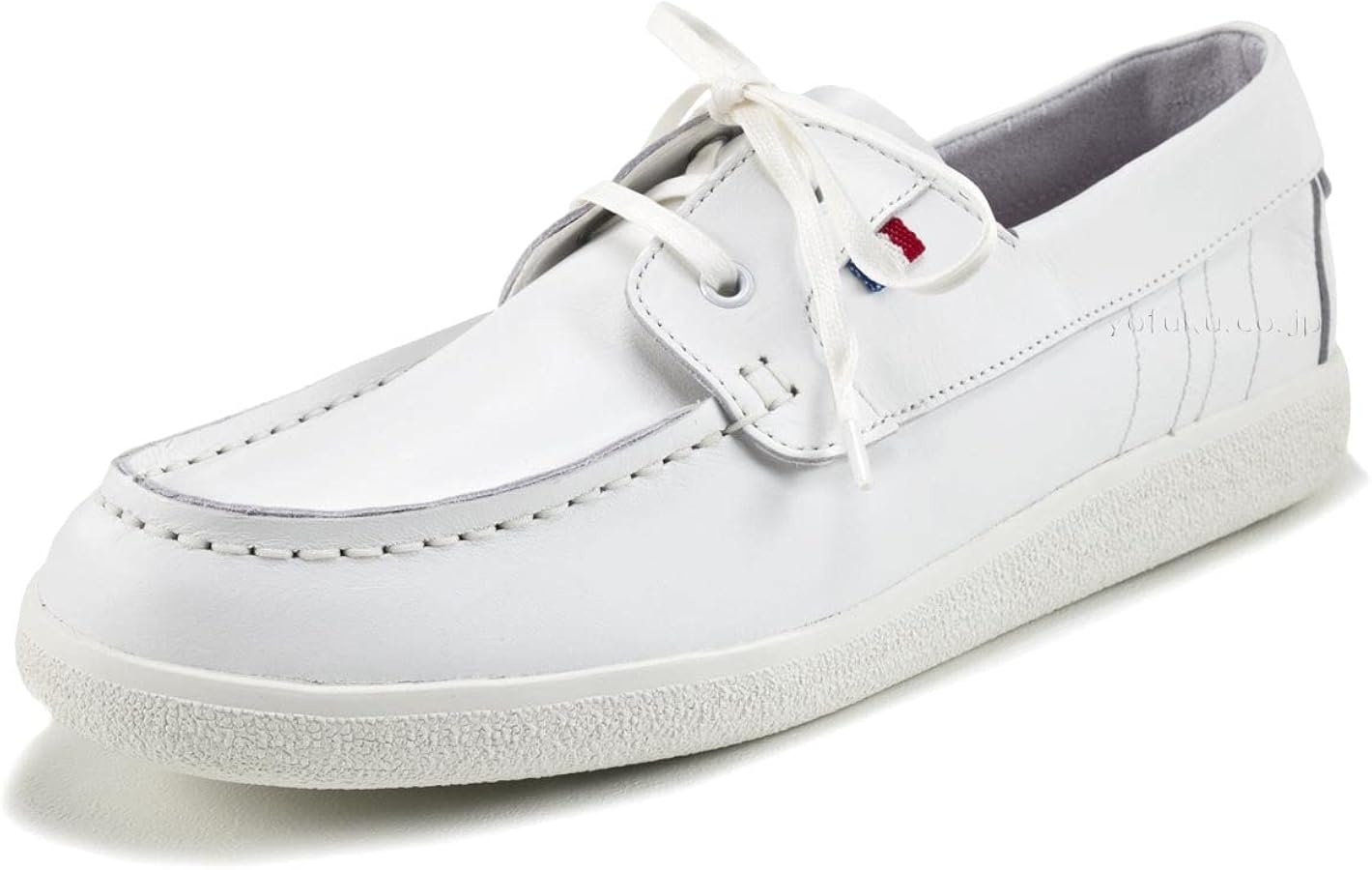 PATRICK ホワイトレザー ドライビングシューズ26.5cm PATRICK ホワイトレザー ドライビングシューズ26.5cm